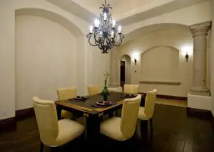 Dining area in a luxury home in Whisper Rock