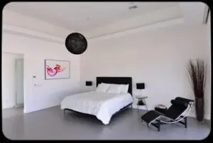 Bedroom in a modern home