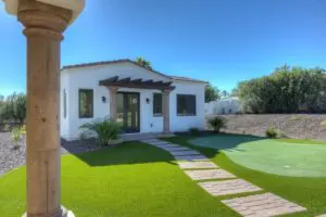 Exterior area of a home in Santa Barbara